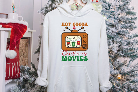 Hot Cocoa & Christmas Movies Sublimation Sublimation CraftLabSVG 
