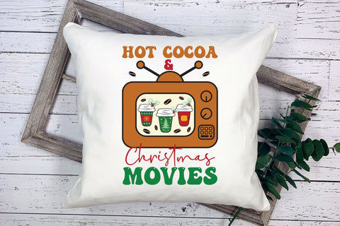Hot Cocoa & Christmas Movies Sublimation Sublimation CraftLabSVG 