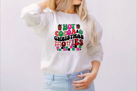 Hot cocoa & Christmas movies Sublimation SVGArt 