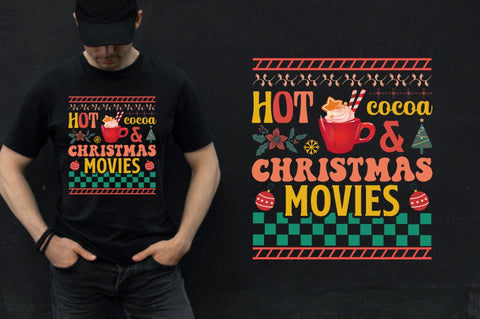 Hot cocoa & christmas movies SVG SVG DESIGNISTIC 