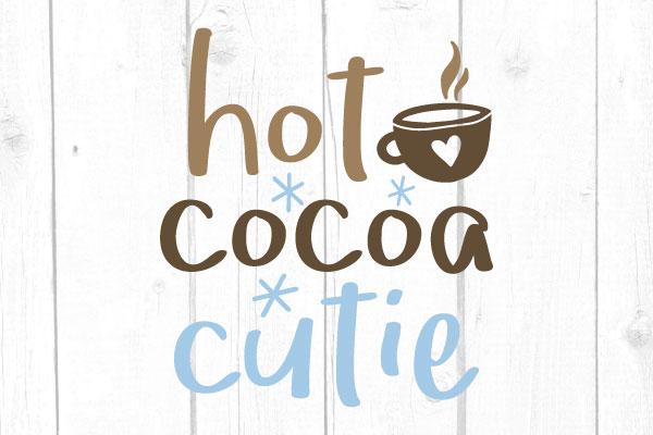 Hot Cocoa Cutie Svg SVG cricutfilesmg 