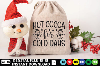 Hot Cocoa For Cold Days SVG Shahin alam 