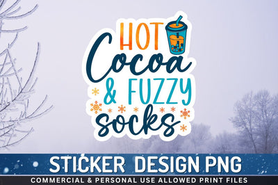 Hot cocoa & fuzzy socks Sublimation PNG Sublimation Regulrcrative 
