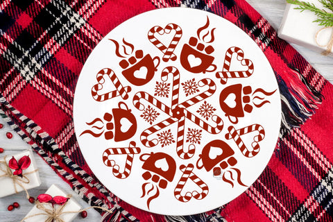 Hot Cocoa Mandala SVG SVG Wispy Willow Designs 