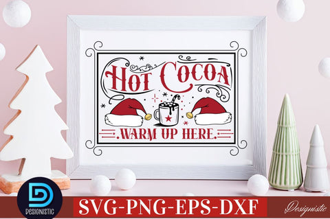Hot cocoa served here SVG SVG DESIGNISTIC 