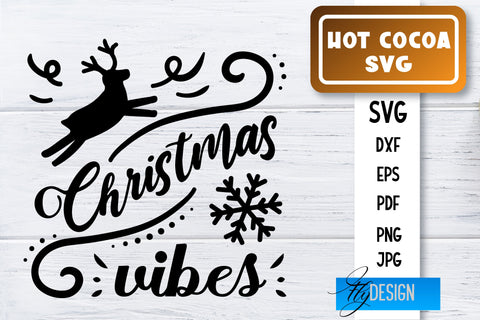 Hot Cocoa SVG Bundle | Winter Designs | Chocolate SVG SVG Fly Design 