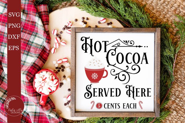 Hot Cocoa SVG-Christmas Cocoa SVG SVG Linden Valley Designs 