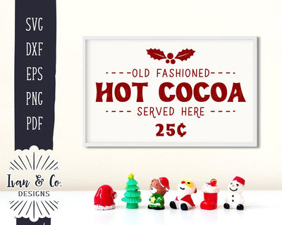 Hot Cocoa SVG Files | Hot Cocoa Bar Sign | Christmas | Holidays | Winter SVG (899884693) SVG Ivan & Co. Designs 