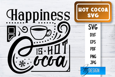 Hot Cocoa SVG | Winter Designs | Chocolate SVG SVG Fly Design 