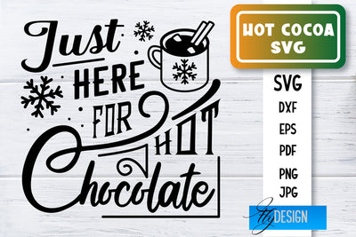 Hot Cocoa SVG | Winter Designs | Chocolate SVG SVG Fly Design 
