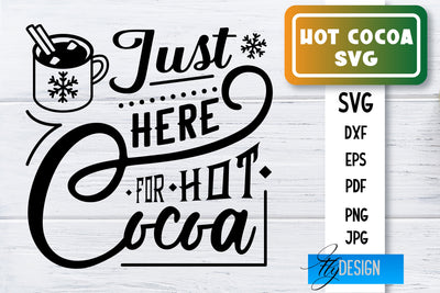 Hot Cocoa SVG | Winter Designs | Chocolate SVG SVG Fly Design 