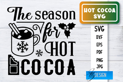 Hot Cocoa SVG | Winter Designs | Chocolate SVG SVG Fly Design 