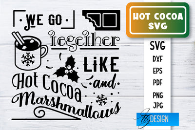 Hot Cocoa SVG | Winter Designs | Chocolate SVG SVG Fly Design 