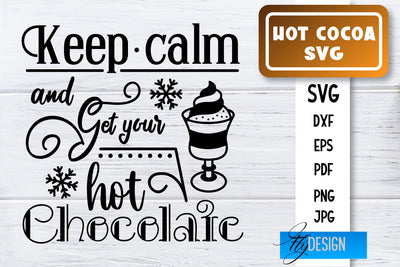 Hot Cocoa SVG | Winter Designs | Chocolate SVG SVG Fly Design 