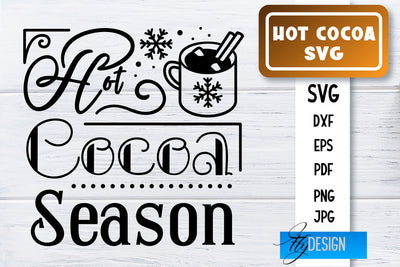 Hot Cocoa SVG | Winter Designs | Chocolate SVG SVG Fly Design 