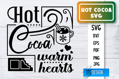 Hot Cocoa SVG | Winter Designs | Chocolate SVG SVG Fly Design 