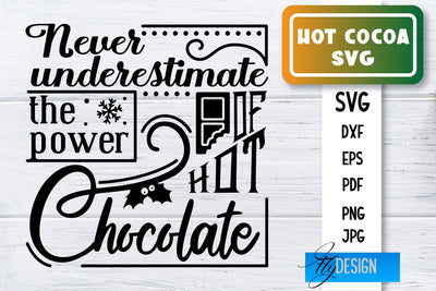 Hot Cocoa SVG | Winter Designs | Chocolate SVG SVG Fly Design 