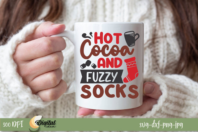 Hot Cocoa Svg. Winter mug svg. SVG Evgenyia Guschina 