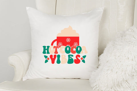 Hot Cocoa Vibes | Retro Christmas SVG Design SVG CraftLabSVG 