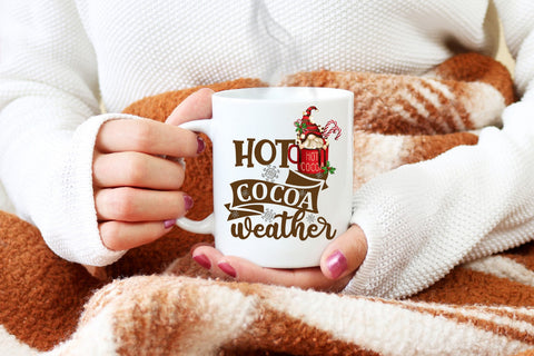 Hot Cocoa Weather, Gnome, Sublimation PNG, T-Shirt Design Sublimation Keepsake Treasures Designs LLC. 
