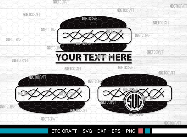 Hot Dog Monogram SVG | Fast Food Svg | BBQ Sauce Hot Dog Svg | Barbecue Sausage Svg | First Food Svg | Hot Dog Clipart SVG ETC Craft 