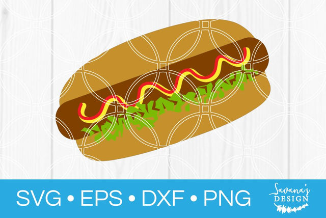Hot Dog SVG SavanasDesign 