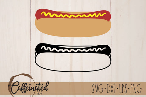 Hot Dog svg SVG Caffeinated SVGs 