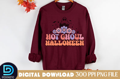 Hot ghoul Halloween, Halloween Sublimation Design Sublimation DESIGNISTIC 