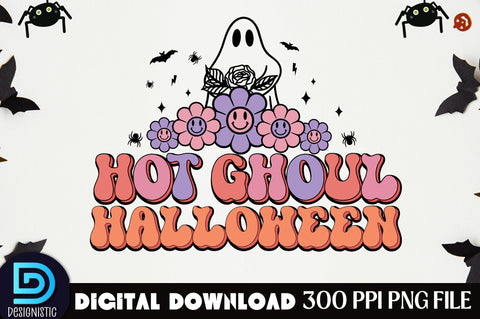 Hot ghoul Halloween, Halloween Sublimation Design Sublimation DESIGNISTIC 