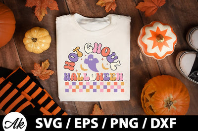 Hot ghoul halloween Retro SVG SVG akazaddesign 