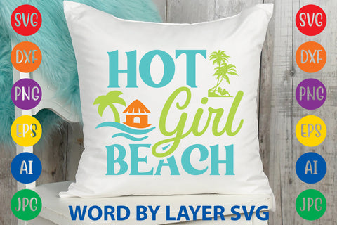 Hot Girl Beach, Beach SVG Design SVG Rafiqul20606 