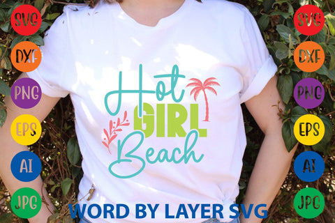 Hot Girl Beach SVG Design SVG Rafiqul20606 