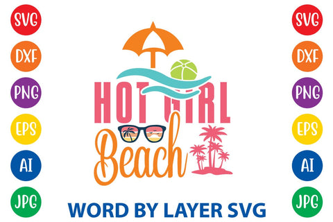 Hot Girl Beach SVG Design SVG Rafiqul20606 