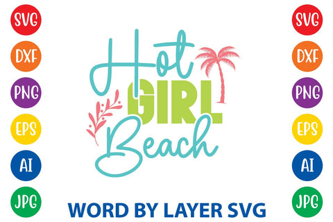 Hot Girl Beach SVG Design SVG Rafiqul20606 