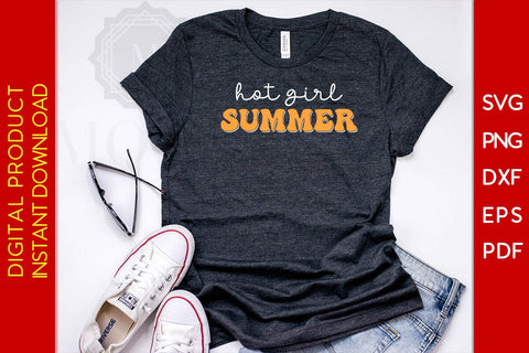 Hot Girl Summer Retro Summer Vacation SVG PNG PDF Cut File SVG Creativedesigntee 