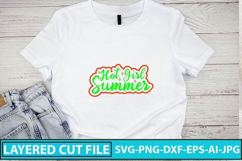 Hot Girl Summer SVG Cut File SVG Syaman 