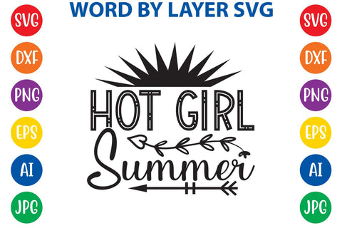 Hot girl summer SVG Design SVG Rafiqul20606 