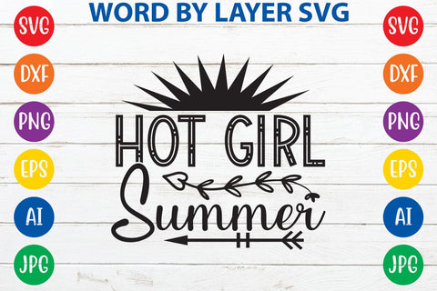 Hot girl summer SVG Design SVG Rafiqul20606 