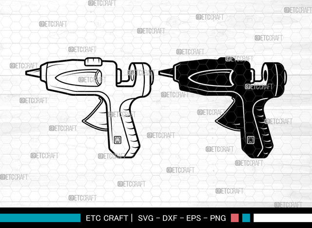 Hot Glue Gun SVG, Carpenter Svg, Glue Gun Svg, Builder Svg, Hot Glue Gun Svg SVG ETC Craft 