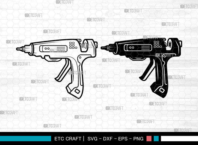 Hot Glue Gun SVG, Carpenter Svg, Glue Gun Svg, Builder Svg, Hot Glue Gun Svg SVG ETC Craft 
