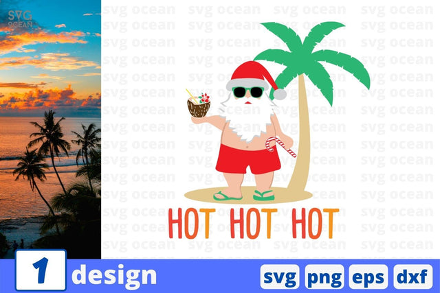 HOT HOT HOT SVG Cut File SVG SvgOcean 