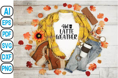 Hot Latte Weather SVG Craftlabsvg24 