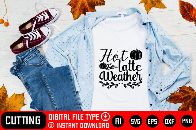 Hot Latte Weather SVG CraftlabSvg29 