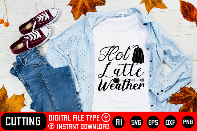 Hot Latte Weather SVG CraftlabSvg29 
