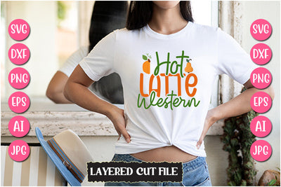 Hot Latte Western SVG Cut File SVG Newmockups 