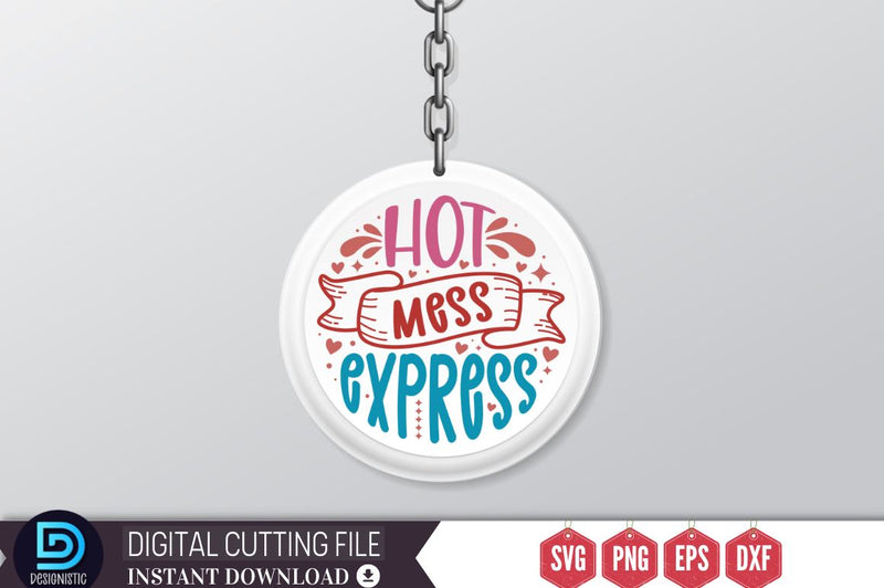 Hot mess express SVG SVG DESIGNISTIC 