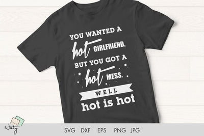 Hot mess funny SVG or sublimation quote. SVG Arts By Naty 