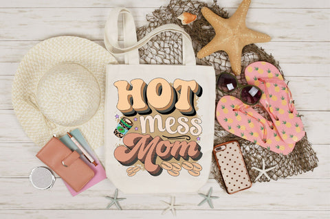 Hot Mess Mom Sublimation SVGArt 