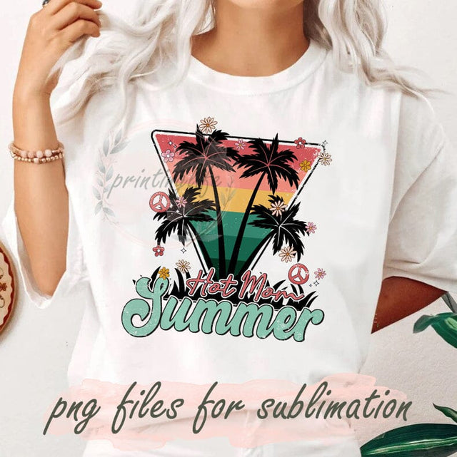 Hot Mom Summer Png Bundle, Retro Summer Png Bundle, Beach Sublimation, Hello Summer Png, Summer Vibes Png, Beach Vibes Png, Vacation Png Sublimation PrintingLife 