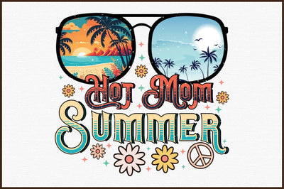 Hot Mom Summer PNG Sublimation Sublimation designartist 